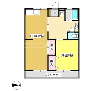 サン・ハイツ【203号室】の間取り