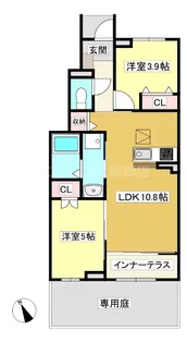 サンビスタ【1階】の間取り
