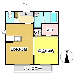 サンクレスト【2階】の間取り