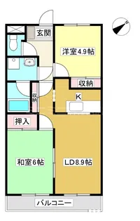 ハピネスサイトウ【1階】の間取り