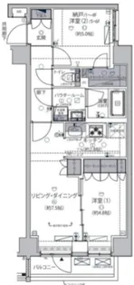 セジョリ東向島【4階】の間取り