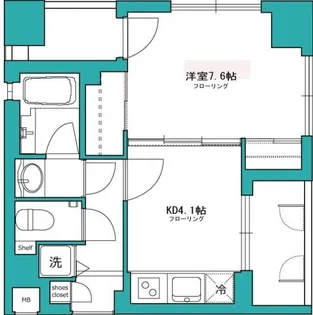 レガロ新御徒町ステーションパレス【6階】の間取り