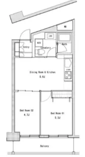 SOCIETY KURAMAE【11階】の間取り