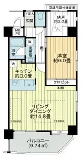 ライオンズガーデン東大島【5階】の間取り