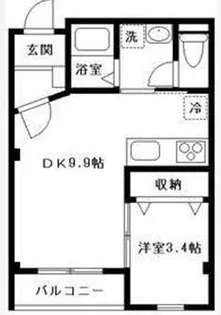 東京都墨田区八広6丁目【マンション】の間取り