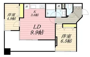 LANAI T GARDEN【5階】の間取り