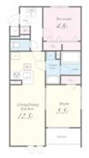 ロコエトワール【2階】の間取り