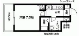 東京都台東区鳥越1丁目【マンション】の間取り