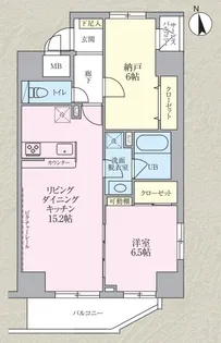 東京都台東区今戸1丁目【マンション】の間取り