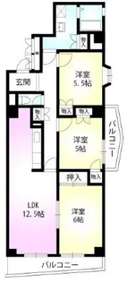 ポルックス三ノ輪【5階】の間取り