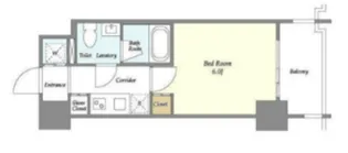 プラシア北千住【14階】の間取り