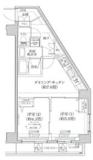 アイル押上ノース【6階】の間取り