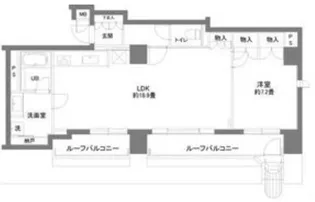 カスタリアお茶の水【7階】の間取り