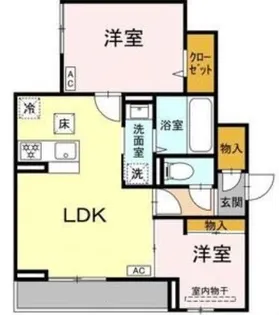 東京都江東区亀戸7丁目【アパート】の間取り