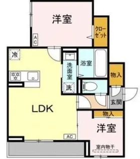 東京都江東区亀戸7丁目【アパート】の間取り