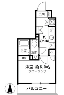 CASA MIRA【2階】の間取り