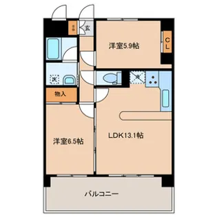 KS・WinHills【2階】の間取り
