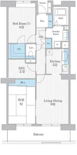 ウイングプラザ【2階】の間取り