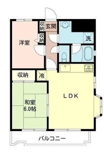 モアシティ浅草【6階】の間取り