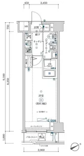 SQUARE CITY MUKOJIMA【6階】の間取り