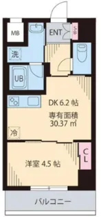 FARFALLA【5階】の間取り