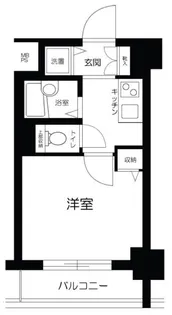 パークウェル浅草【4階】の間取り