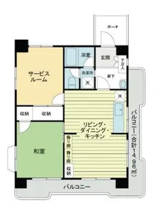 吾妻橋サニーコーポ【3階】の間取り