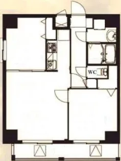 シャッツクヴェレ浅草橋【6階】の間取り