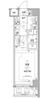 セジョリ押上イースト【6階】の間取り