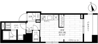 ステージグランデ蔵前【5階】の間取り