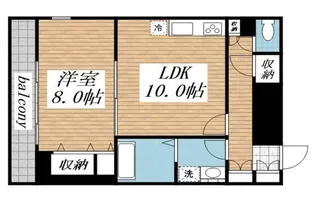 メゾン・ド・ヴィレ浅草橋【7階】の間取り