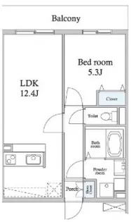 スカイグランデ八広A棟【4階】の間取り