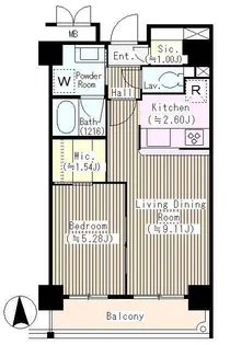 グランジュエ本所【5階】の間取り