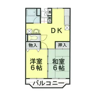 鴻ノ杉マンション【305号室】の間取り