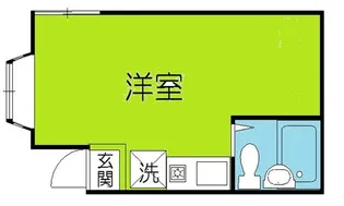 羽成コーポ【102号室】の間取り
