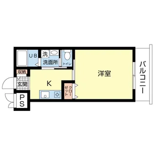 プライムガーデンふじみ野【202号室】の間取り