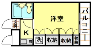 広瀬ビル【203号室】の間取り