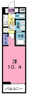 ルーモベルビ・トロア【1階】の間取り