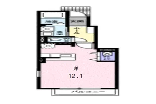 グランディール【1階】の間取り