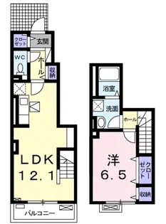 ヴァンヴェールⅤ【1階】の間取り