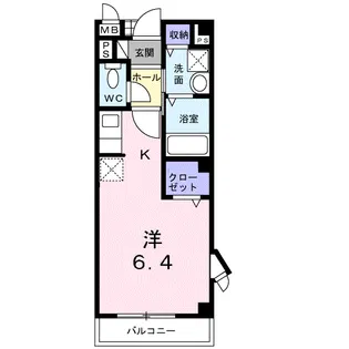 イ−スト ゼファ−【1階】の間取り