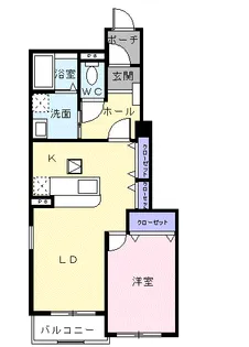 ポートスクエアⅠ【1階】の間取り