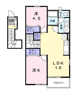 ステイブル【2階】の間取り