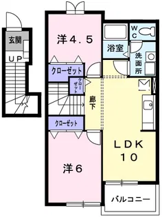 アルト・ト−レ【2階】の間取り