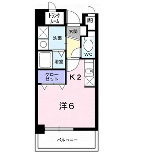 エレガンラルジュⅡ【3階】の間取り