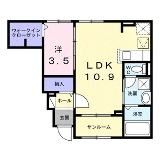 ベラヴィータ【1階】の間取り