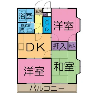 ウォームパレス【201号室】の間取り