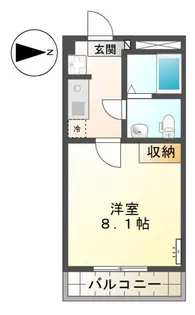 ビオス北朝霞【3階】の間取り