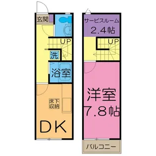 エトワールシャトー【4号室】の間取り