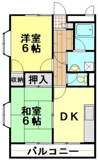 ウォームパレス【303号室】の間取り